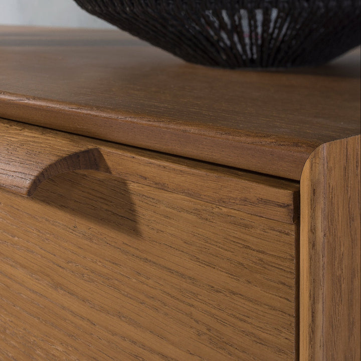 Commode rustique en chêne LEO 12, 105×49,5×100,7 cm | VESKOR