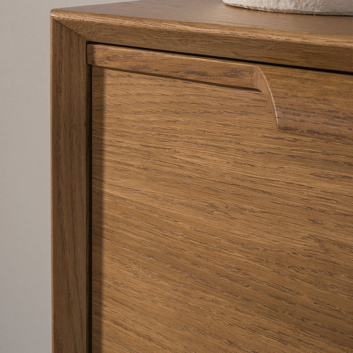 Commode rustique en chêne LEO 12, 105×49,5×100,7 cm | VESKOR