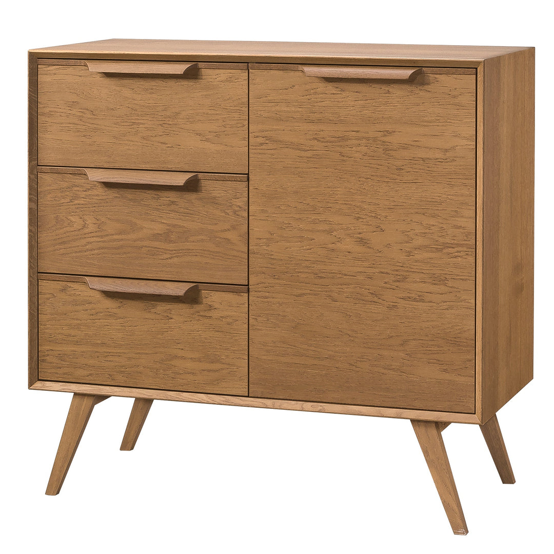 Commode rustique en chêne LEO 12, 105×49,5×100,7 cm | VESKOR