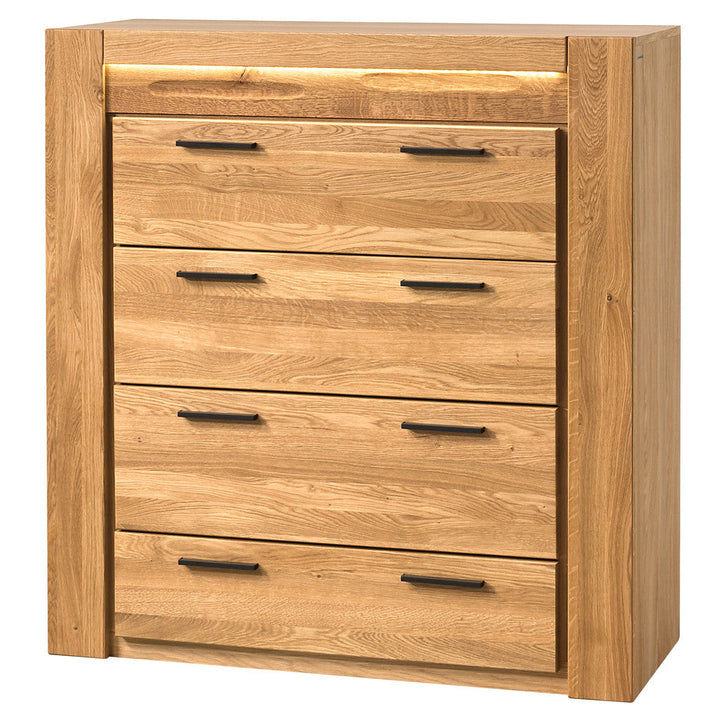 Commode en chêne miel VELVET 75, 105x42x110 cm | VESKOR
