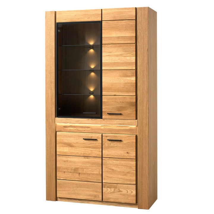 VELVET 12 vitrine en chêne, 110x42x200 cm | VESKOR