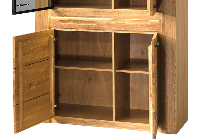 VELVET 12 vitrine en chêne, 110x42x200 cm | VESKOR