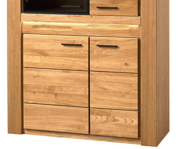 VELVET 12 vitrine en chêne, 110x42x200 cm | VESKOR