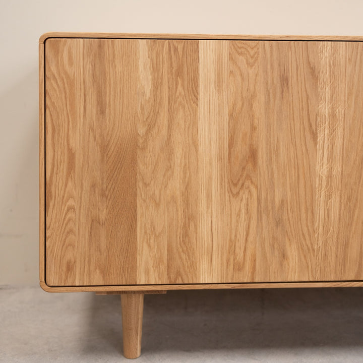 Meuble TV en bois de chêne AMANDI | VESKOR