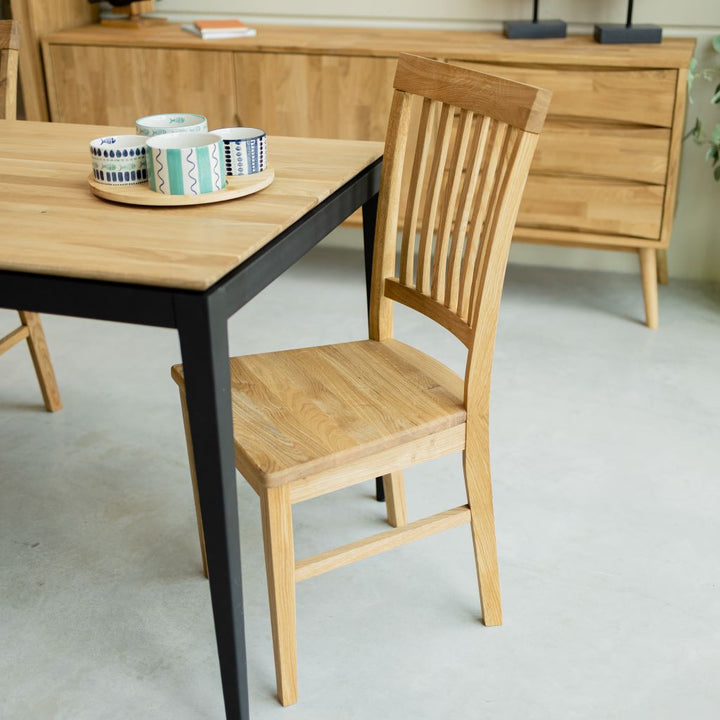 VESKOR Table de salle à manger en chêne massif MADRID Meubles modernes nordiques