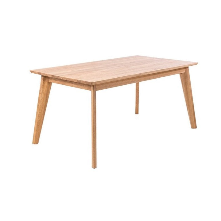 VESKOR Table de salle à manger en hêtre massif Kambio moderne meubles nordiques