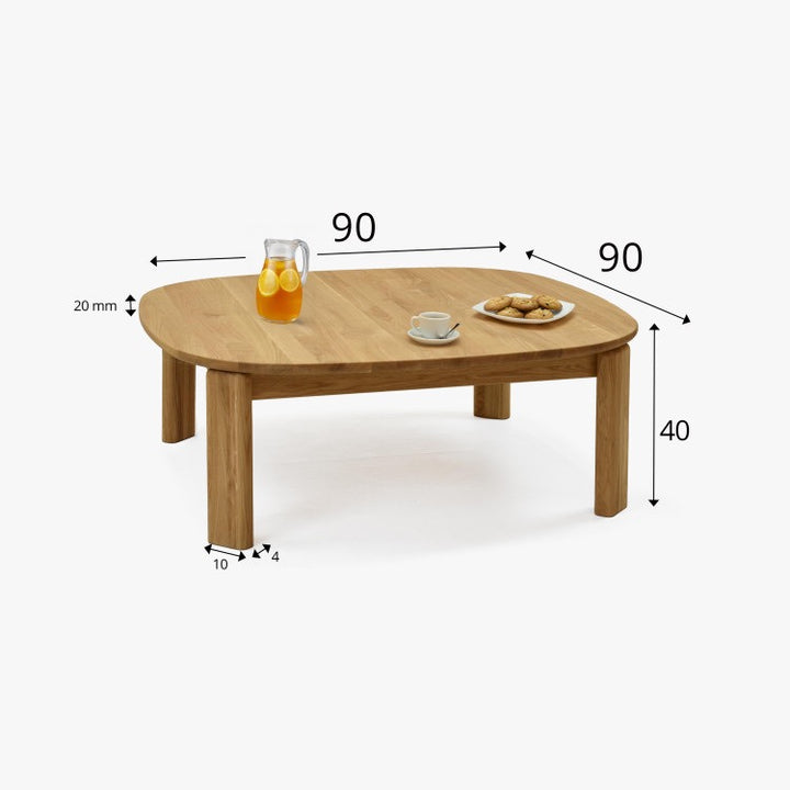 Table basse en chêne massif Victoria | VESKOR