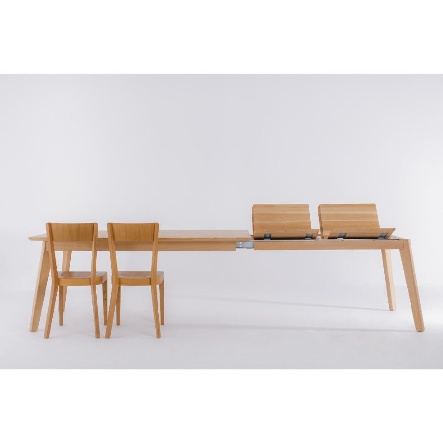 Table de salle à manger à rallonge en bois massif PREMIER | KARPIS