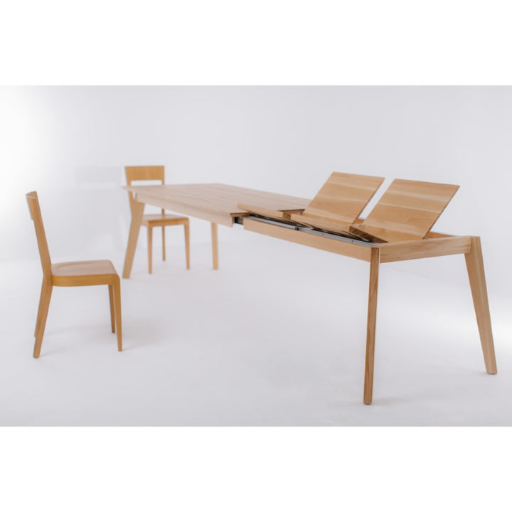 Table de salle à manger à rallonge en bois massif PREMIER | KARPIS