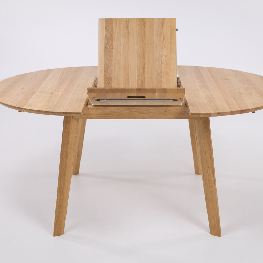 Table à rallonge ronde en bois massif SAGA | KARPIS