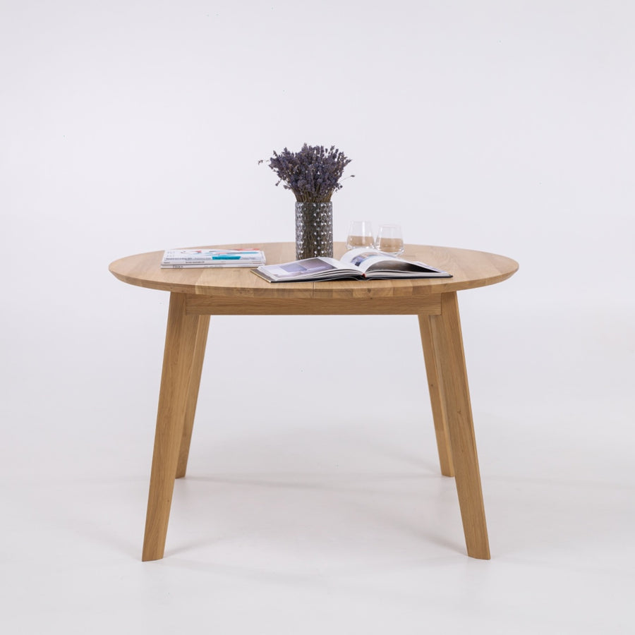 Table à rallonge ronde en bois massif SAGA | KARPIS
