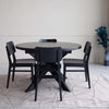 Tables avec pied central