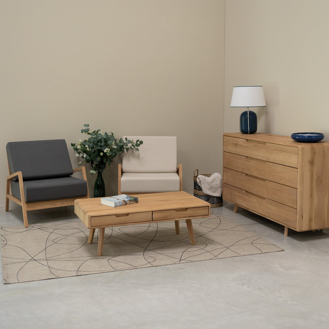 VESKOR Fauteuil en bois massif SUÈDE