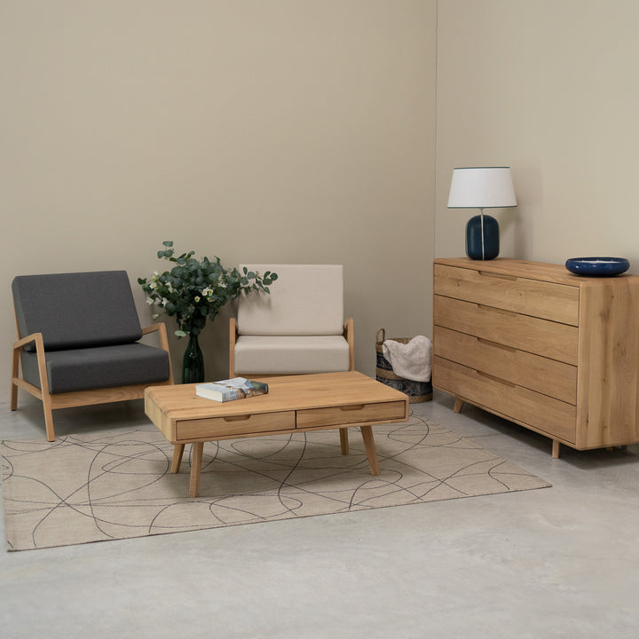 VESKOR Fauteuil en bois massif SUÈDE