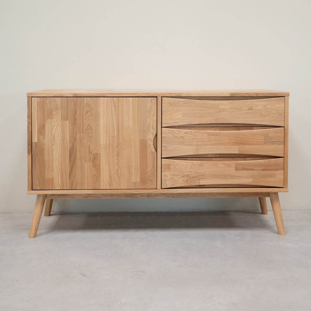 VESKOR Buffet en bois de chêne buffet en chêne massif durable