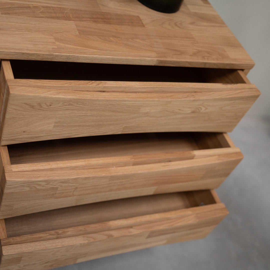 VESKOR Buffet en bois de chêne buffet en chêne massif durable