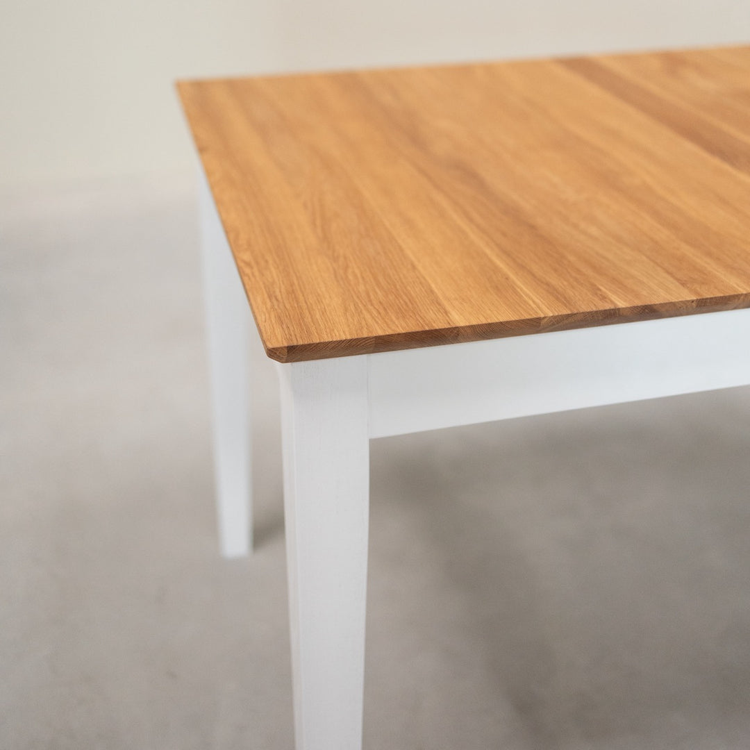 Table de salle à manger à rallonge en bois massif Lausanne | VESKOR