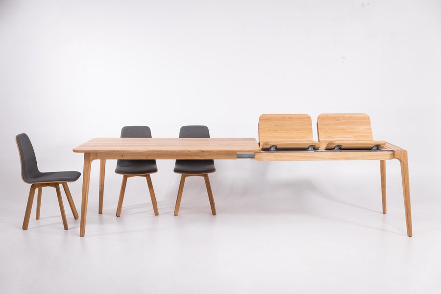 Table de salle à manger à rallonge en bois massif TOKIO | KARPIS