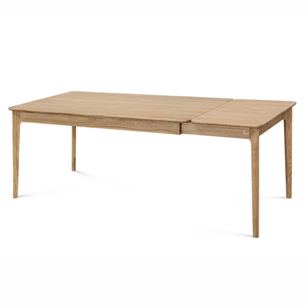 VESKOR Table de salle à manger à rallonge en bois de chêne ASTRID Mobel.Store