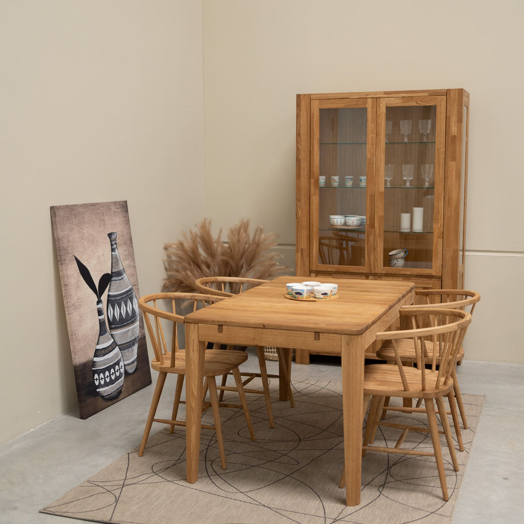Veskor Chaise en chêne massif de la collection Selma Meubles nordiques au design moderne Mobel.Store