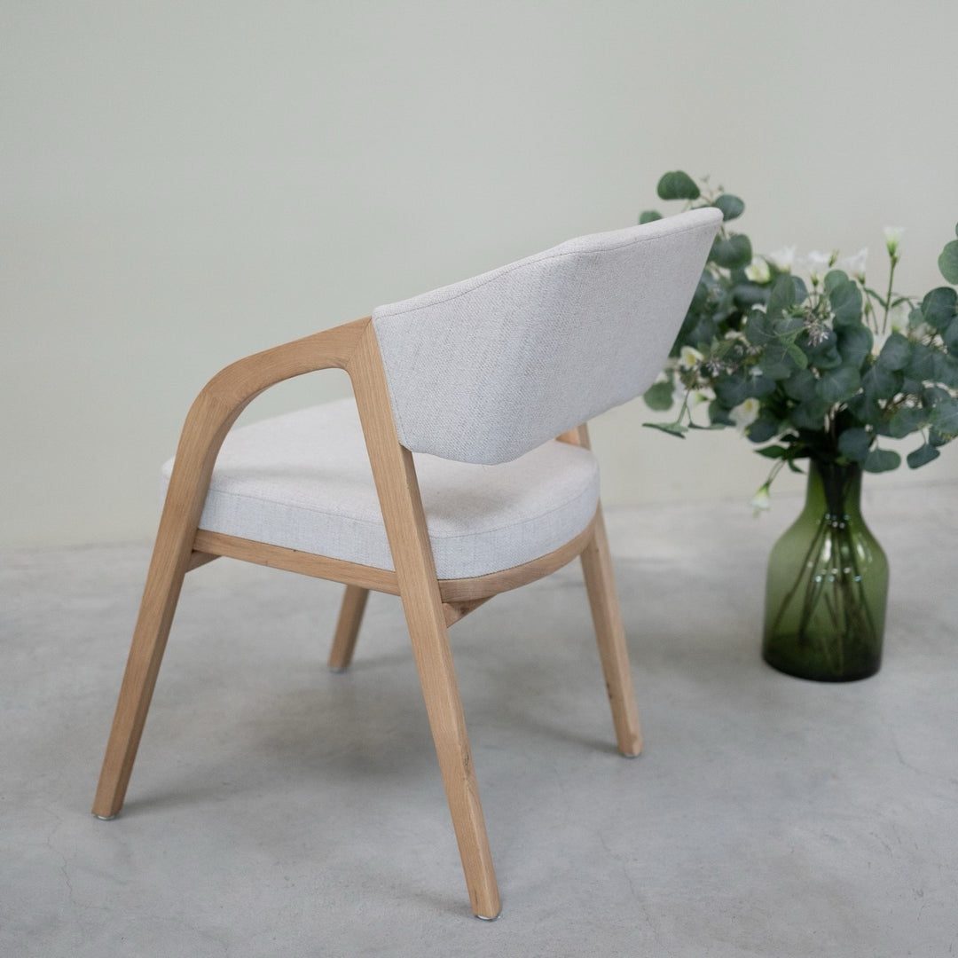 VESKOR Chaise en bois massif de chêne