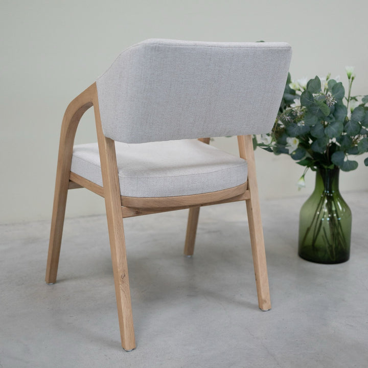 VESKOR Chaise en bois massif de chêne