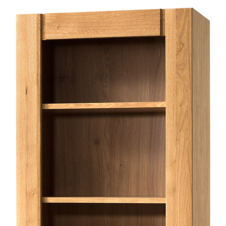 Bibliothèque en chêne miel VELVET 17, 75x42x200 cm. | VESKOR
