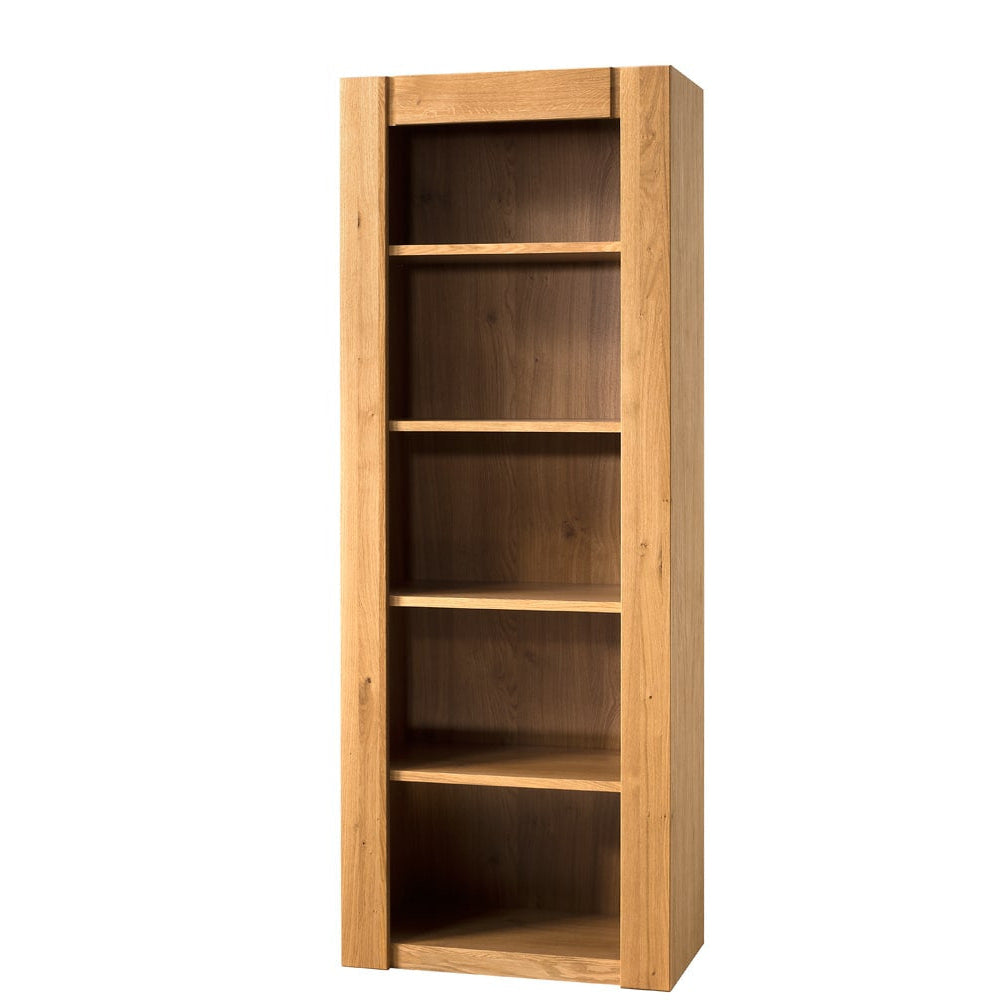Bibliothèque en chêne miel VELVET 17, 75x42x200 cm. | VESKOR