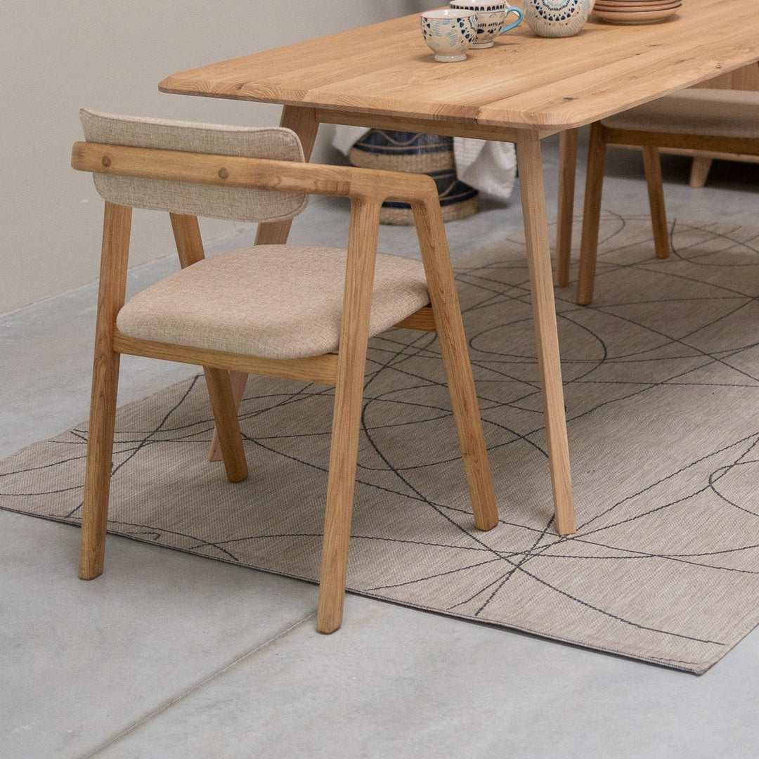 VESKOR Table de salle à manger fixe en bois massif SUÈDE