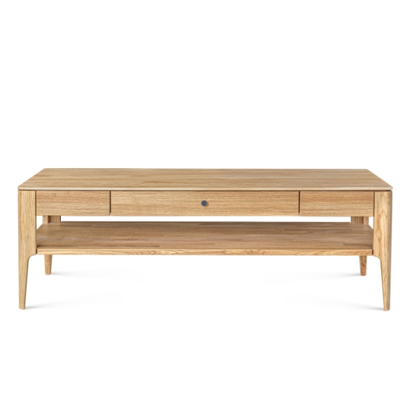 VESKOR Table basse en chêne massif Narvik, 120х60х40 cm.