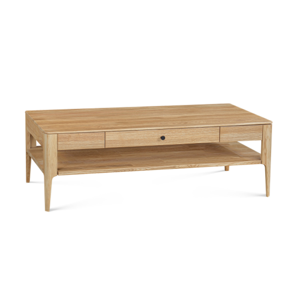 VESKOR Table basse en chêne massif Narvik, 120х60х40 cm.