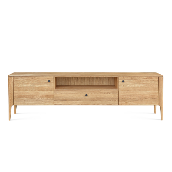 VESKOR Meuble TV en chêne massif Narvik, 180х40х53 cm.