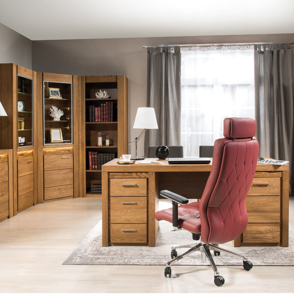 VELVET 17 étagère en bois de chêne, 75x42x200 cm | VESKOR