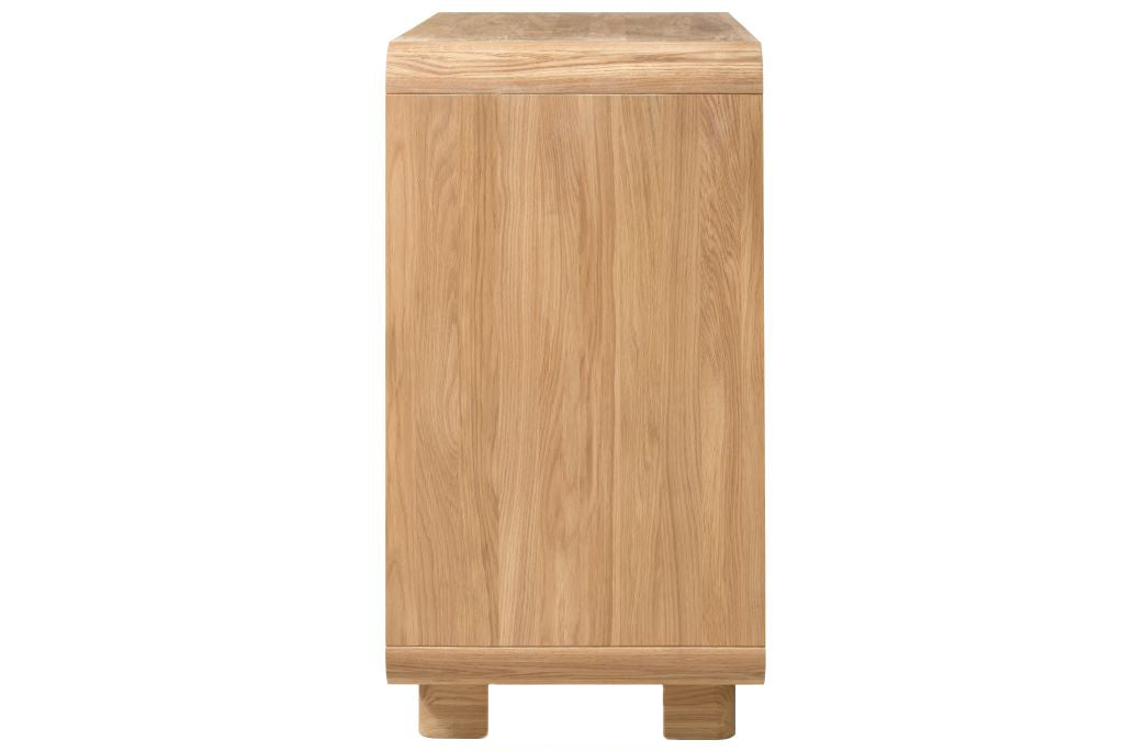 VESKOR Comoda Deo madera maciza roble mueble nórdico moderno