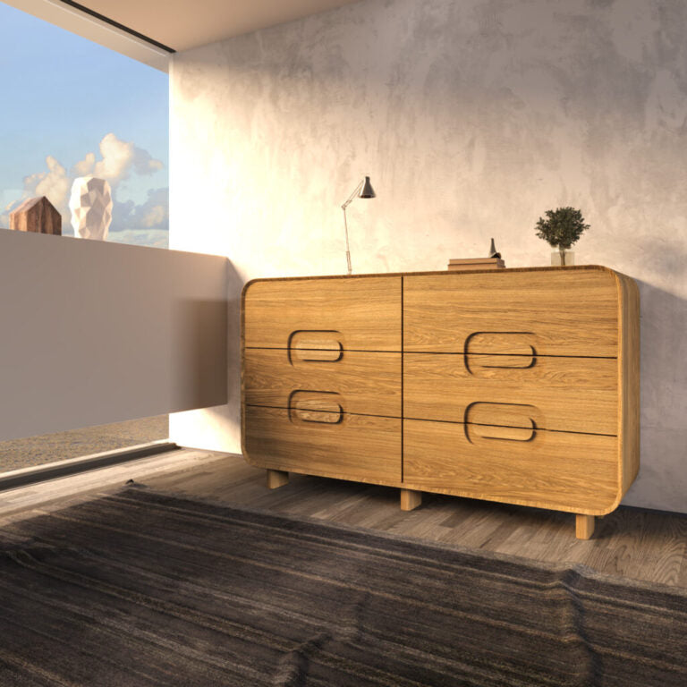 VESKOR commode collection Deo chêne massif bois massif moderne meubles nordiques