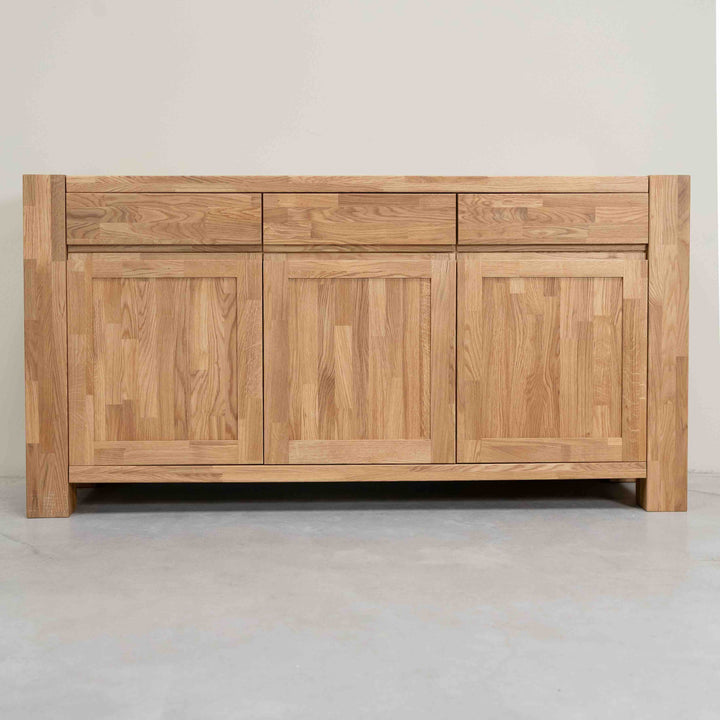 Buffet en chêne massif BALDER, 160x44x82 cm, VESKOR | VESKOR