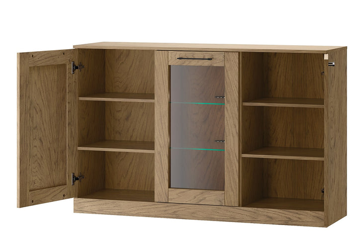 Commode COZY 45 en chêne rustique huilé, 140x90x42 cm | VESKOR