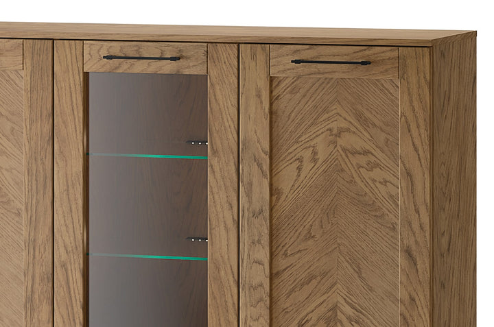 Commode COZY 45 en chêne rustique huilé, 140x90x42 cm | VESKOR