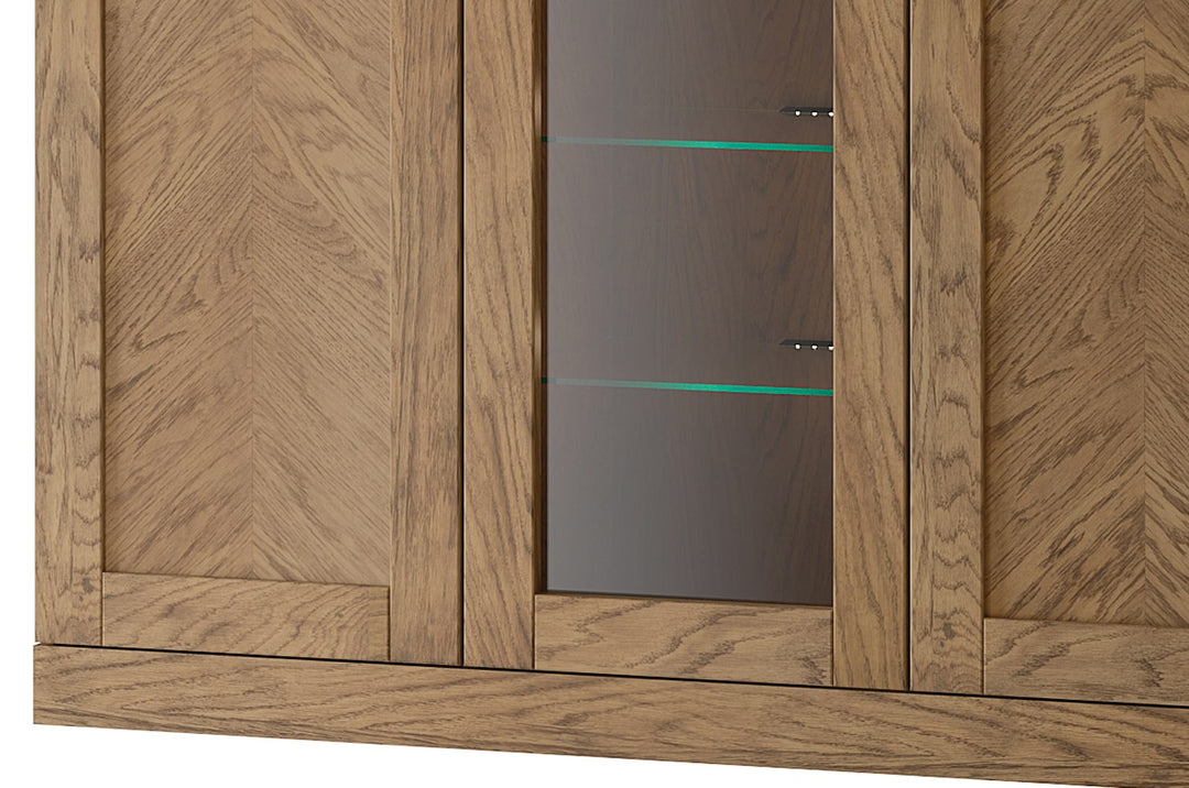 Commode COZY 45 en chêne rustique huilé, 140x90x42 cm | VESKOR