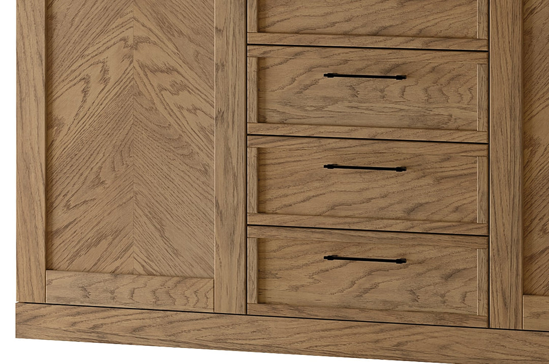 Commode COZY 47 en chêne rustique huilé, 170x90x42 cm | VESKOR