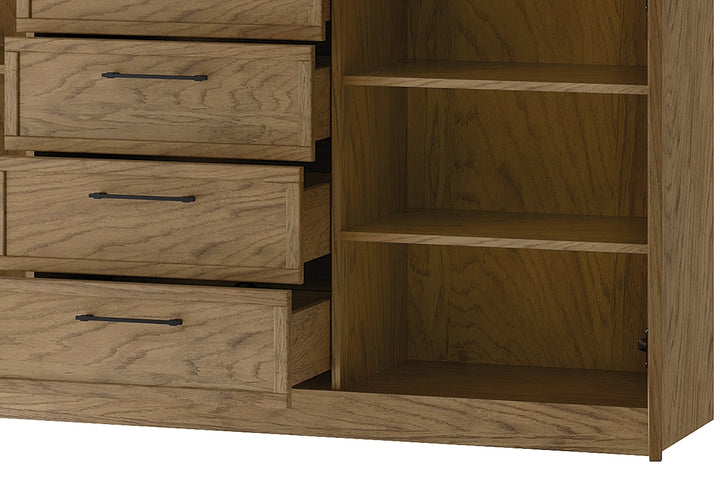 Commode COZY 47 en chêne rustique huilé, 170x90x42 cm | VESKOR