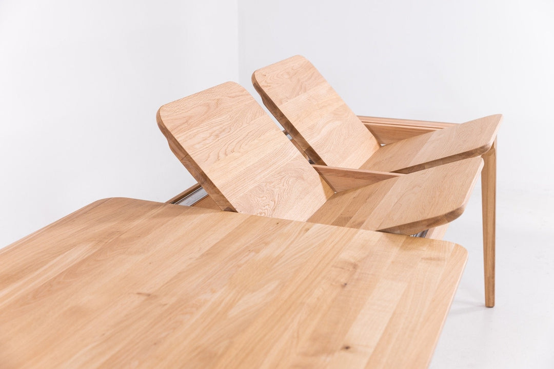 Table de salle à manger à rallonge en bois massif TOKIO | KARPIS