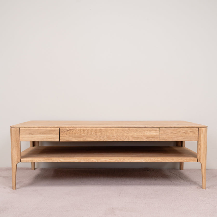 Table basse en chêne massif Narvik, 120х60х40 cm. | VESKOR