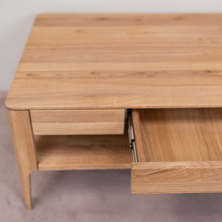 Table basse en chêne massif Narvik, 120х60х40 cm. | VESKOR
