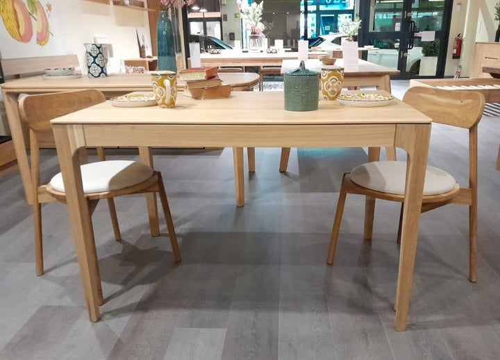 Table de salle à manger en chêne massif et hêtre durable karpis mobel.store