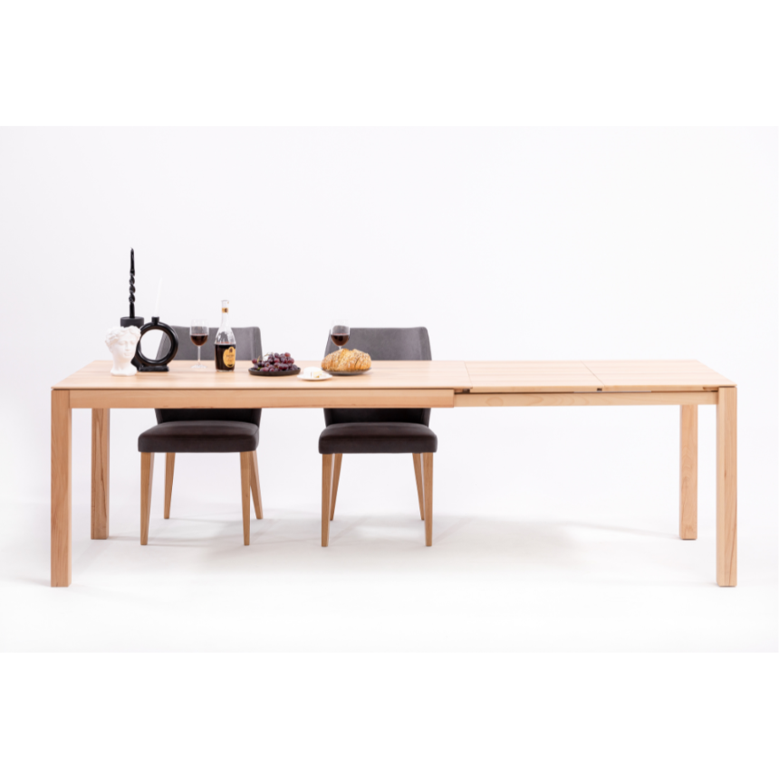 Table de salle à manger à rallonge en bois massif VERDI | KARPIS