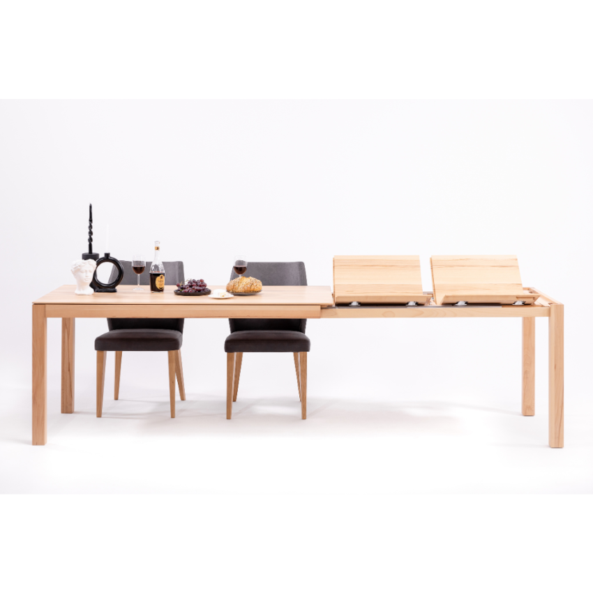 Table de salle à manger à rallonge en bois massif VERDI | KARPIS