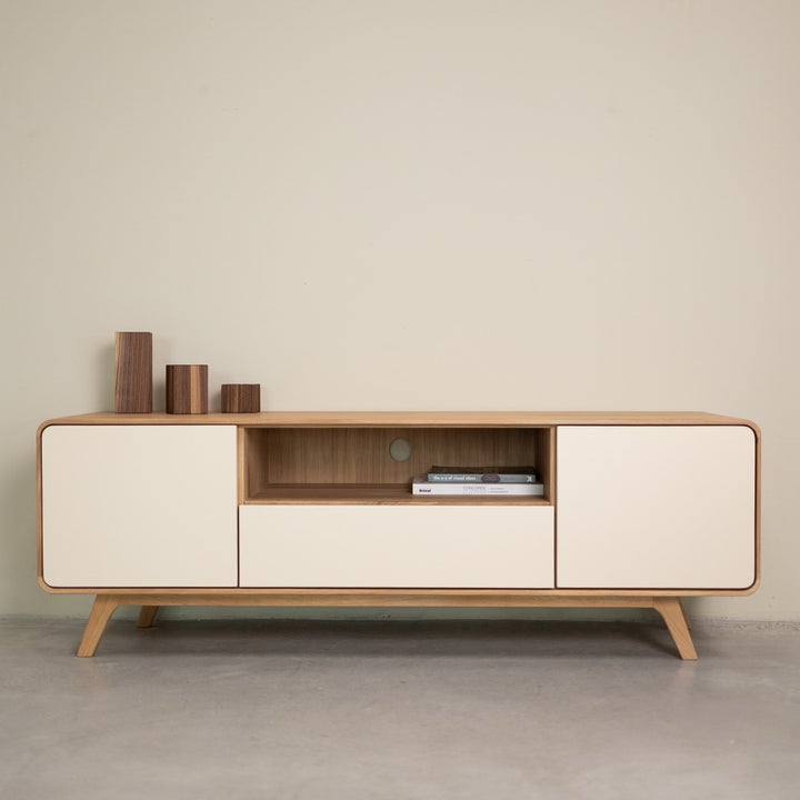 Meuble TV en bois massif OSLO 2 | VESKOR