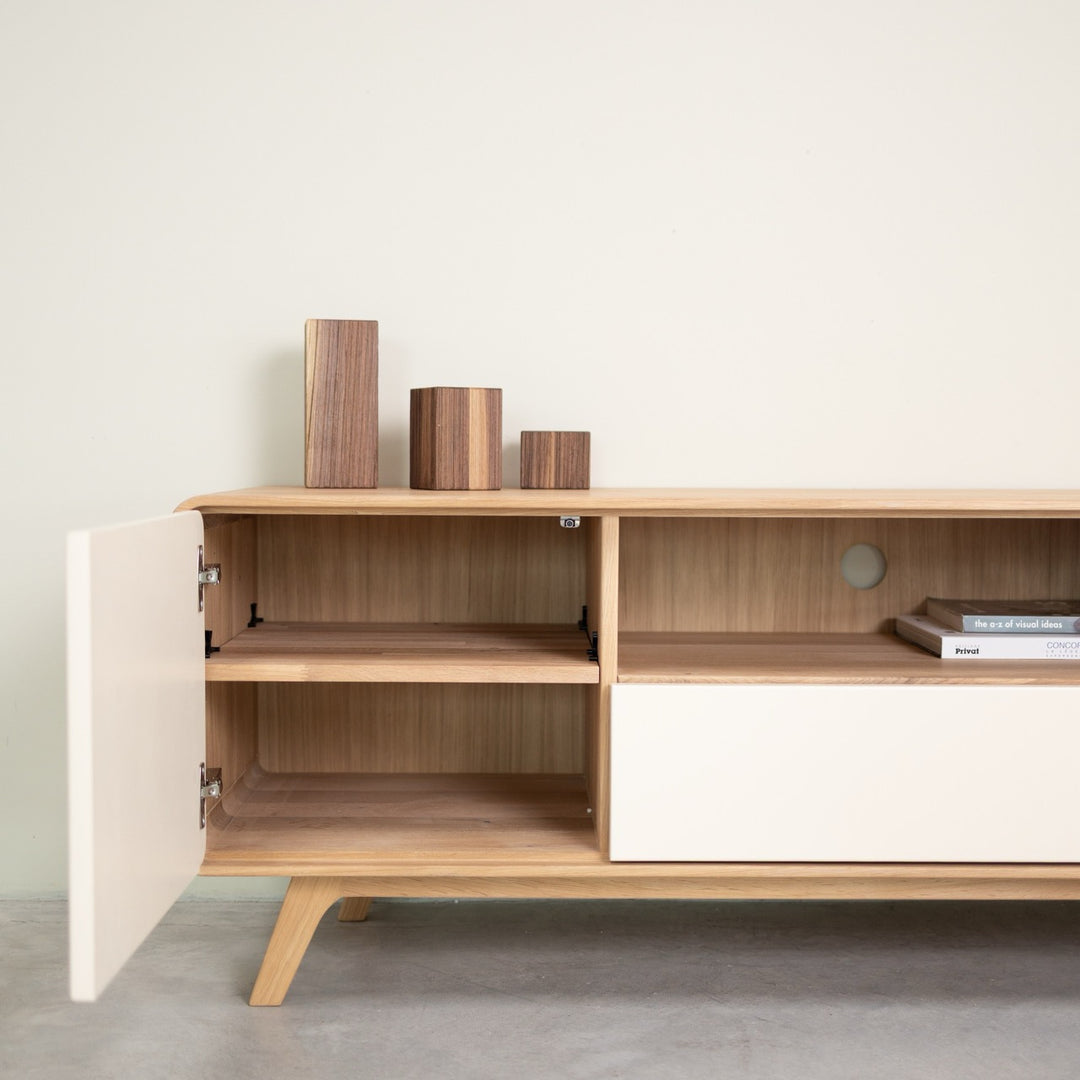 Meuble TV en bois massif OSLO 2 | VESKOR