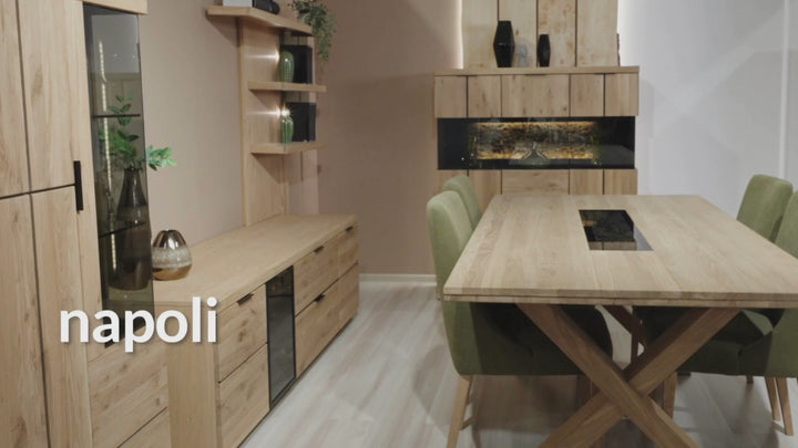 Table de salle à manger fixe NAPOLI 40, 200×100×77 cm | VESKOR